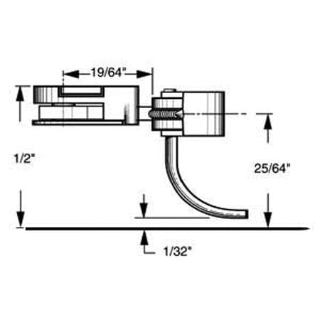 Kadee 38 HO Body Mounted Coupler, 19/64 Center 2Pr Kadee TRAINS - HO/OO SCALE