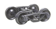 Kadee HO Asf 50Ton Truck, 33 Smooth Wheels 1Pr Kadee TRAINS - HO/OO SCALE