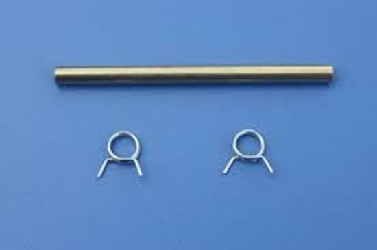 Kuza 4X100mm Brass Tube And 2X Fuel Line Clips Kuza RC PLANES - PARTS