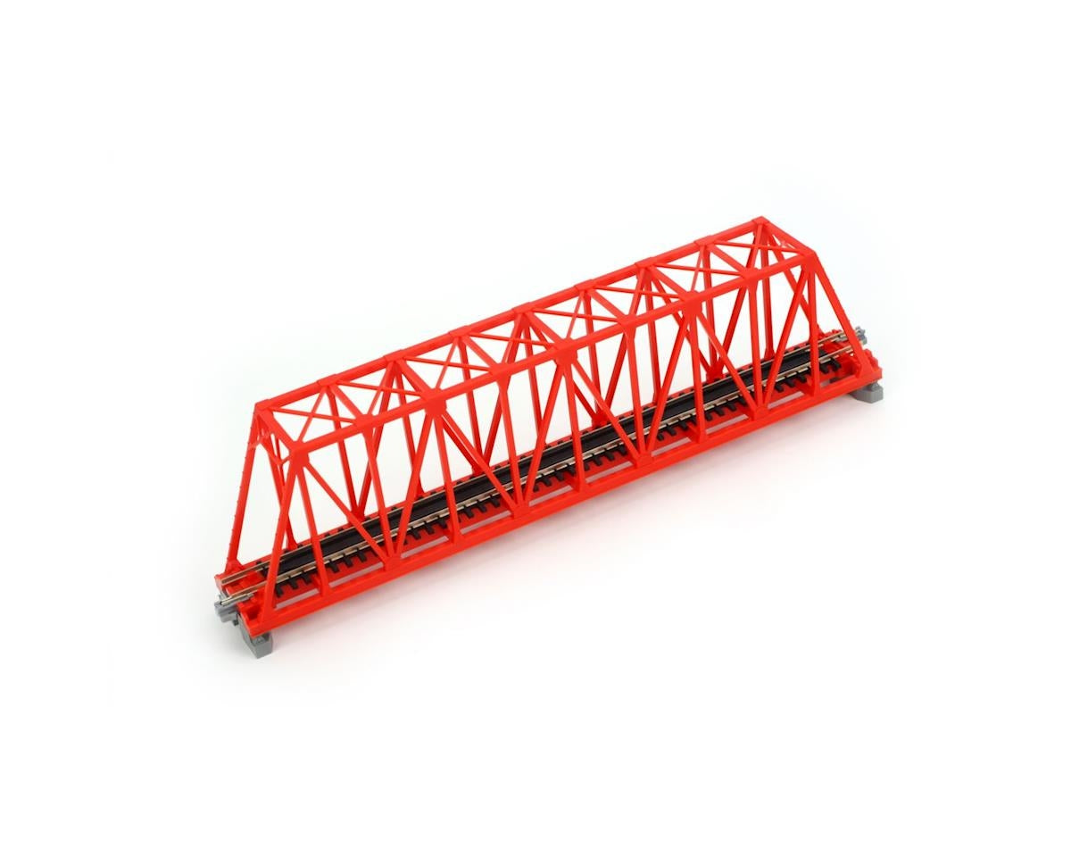 Kato N 248mm 9-3/4in Truss Bridge Red Kato TRAINS - N SCALE