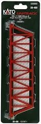 Kato N 248mm 9-3/4in Truss Bridge Red Kato TRAINS - N SCALE