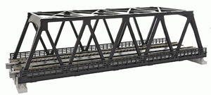 Kato N Double-Track Truss Bridge - 9-3/4in 24.8cm (black) Kato TRAINS - N SCALE