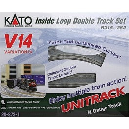 Kato N V14 Double Track Inner Loop Set Kato TRAINS - N SCALE