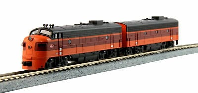 Kato 1060431 N EMD FP7A-F7B Set - Milwaukee Road 90A, 90B - Standard DC Kato TRAINS - N SCALE