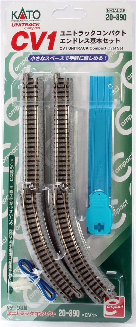 Kato 20890 Unitrack N CV-1 Compact Oval Set Kato TRAINS - N SCALE