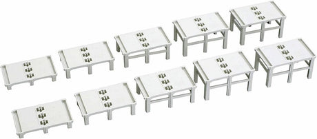 Kato 23049 Unitack N Double Track Incline Piers - Auxiliary Set Kato TRAINS - N SCALE