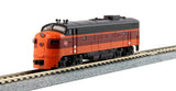 Kato N EMD FP7A-F7B Set - DCC - Milwaukee Road #95A, 95B (orange, maroon) - Hobbytech Toys