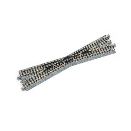 Kato N Track Crossings - 15-Degree, 7-5/16in 186mm - Left Kato TRAINS - N SCALE