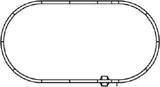Kato N V5 Inside Oval Track Set - Unitrack - Full Oval with 11" 282mm Radius Curves - Hobbytech Toys