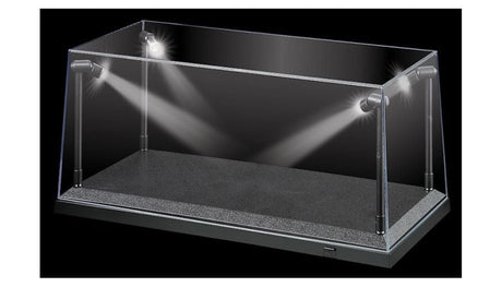 KC 9920 1/18 Black LED Display Case (L) 35.5Cm X (W) 15.6Cm X (H) 16Cm NULL DIE-CAST MODELS