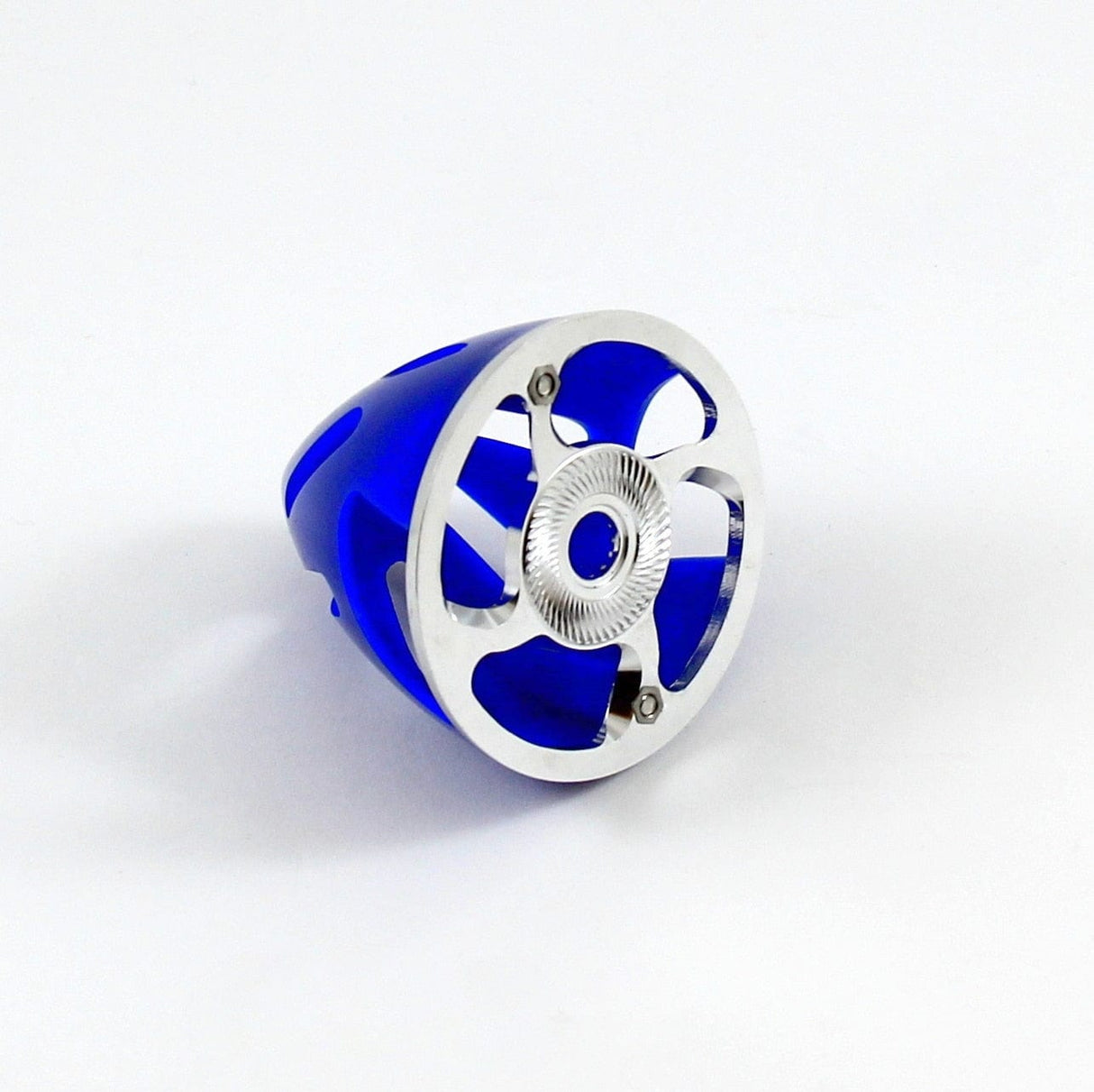 Kuza 3.25In 82mm Cnc Backplate Spinner Blue Kuza RC PLANES - PARTS