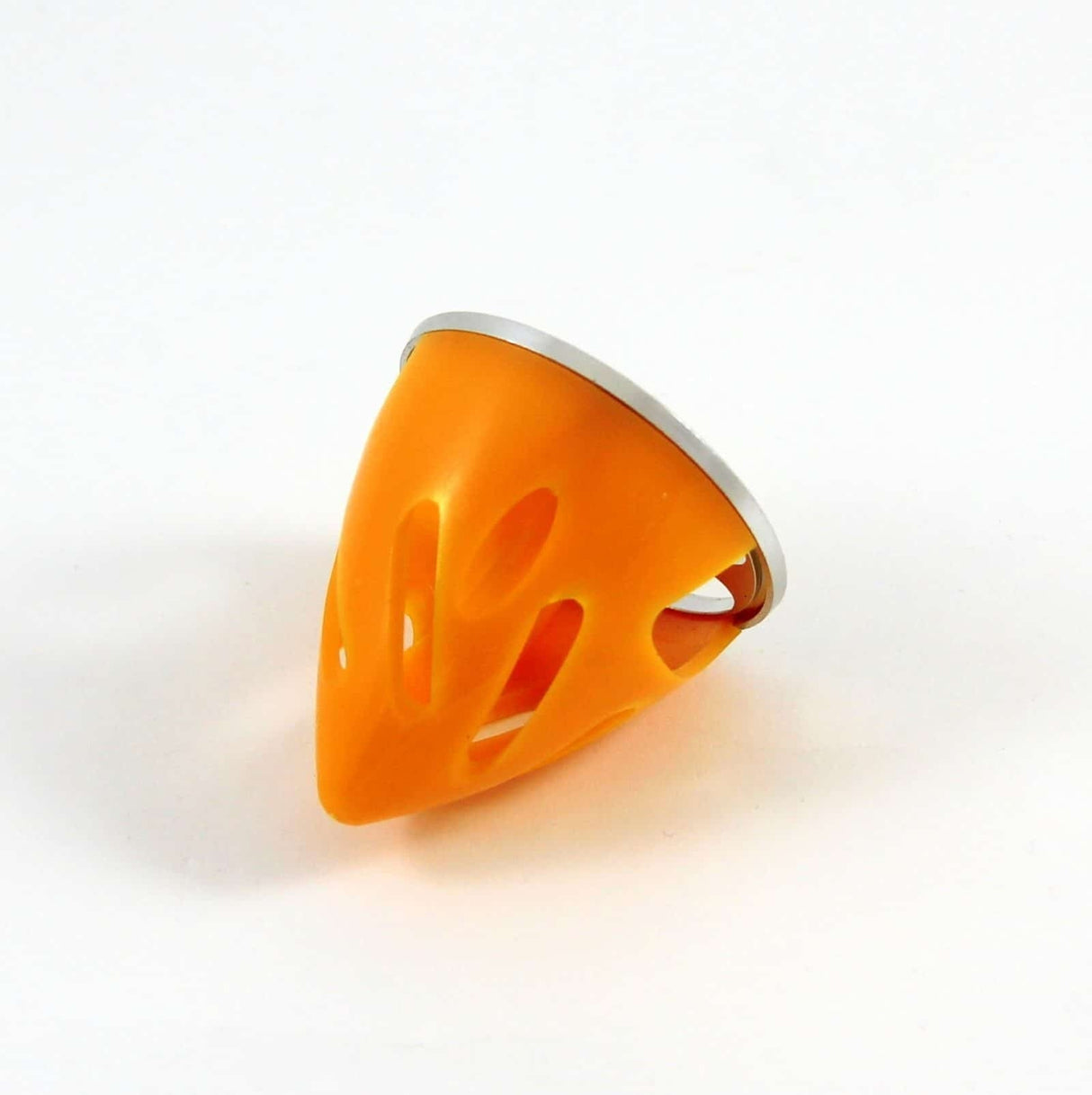 Kuza 3In 75mm Cnc Backplate Spinner Yellow Kuza RC PLANES - PARTS