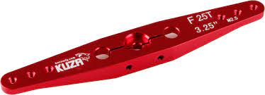 Kuza Heavy Duty Alloy Servo Arm - V2 - Futaba (84mm/3.25in) For 20-40CC  Bolt 2.5mm - Hobbytech Toys