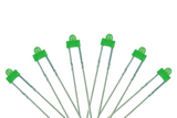 DCC Concepts LED Panel Dot Type 1.8mm (W/Resistors) Green (6) DCC Concepts TRAINS - DCC