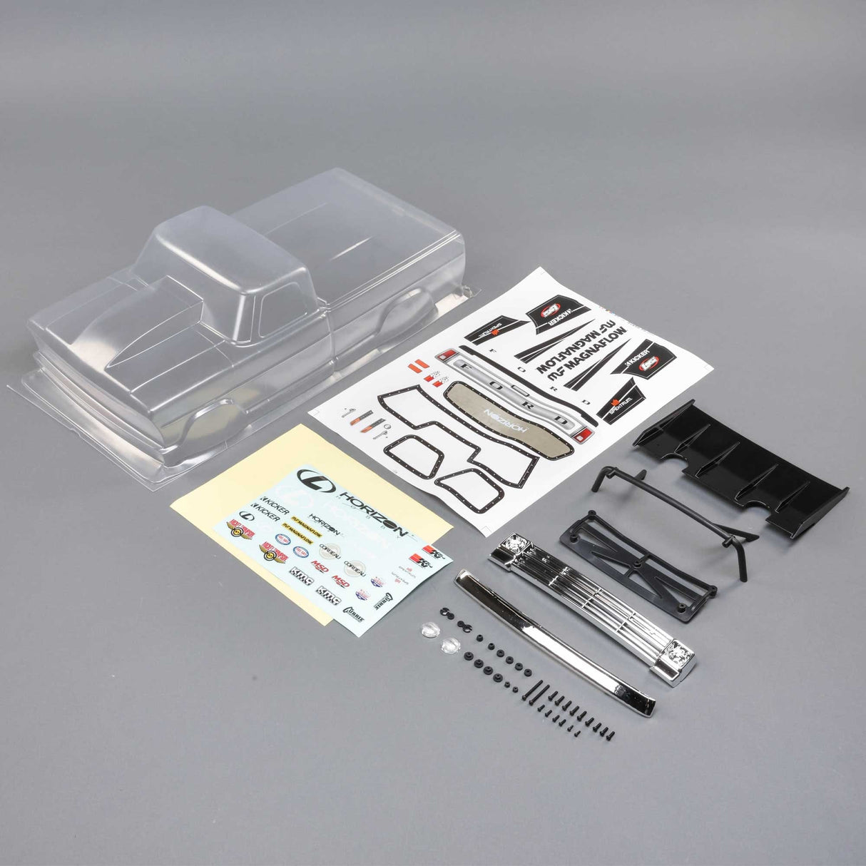 Losi LOS230087 68 F100 Body Set, Clear, 22S Drag - Hobbytech Toys