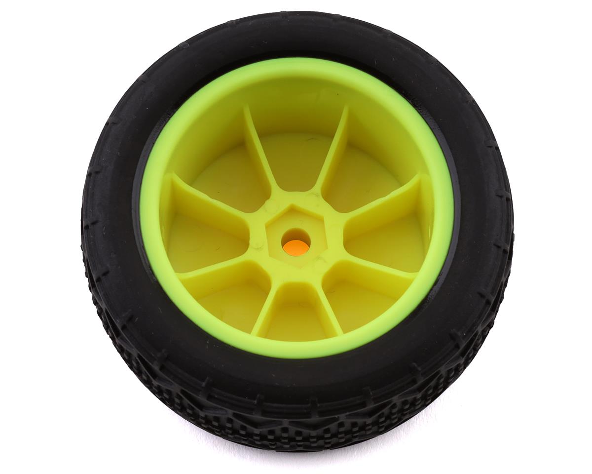 Losi LOS41016 Rear Mounted BK Bar with Yellow Wheels, 2pcs, Mini-B Losi RC CARS - PARTS
