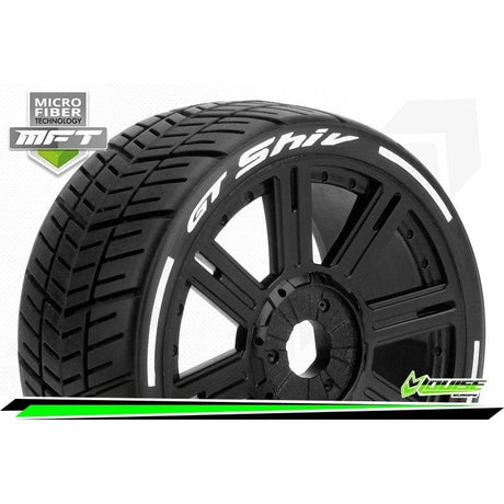 Louise 3284VB GT SHIV 1/8 Wheel & Tyre Treaded Soft MFT (2) Louise RC RC CARS - PARTS
