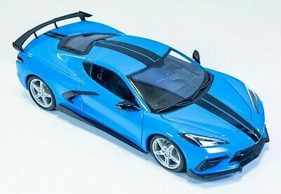 Maisto 1/18 2020 Chevrolet Corvette Stingray Coupe High Wing -Blue - Hobbytech Toys