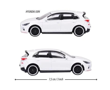 Majorette Hyundai I30N - White (1pc) - Hobbytech Toys