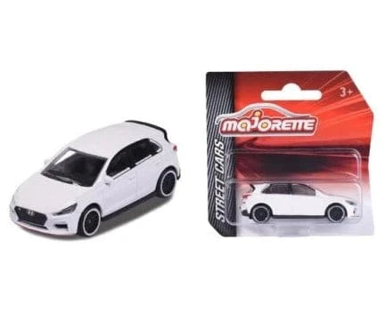 Majorette Hyundai I30N - White (1pc) - Hobbytech Toys