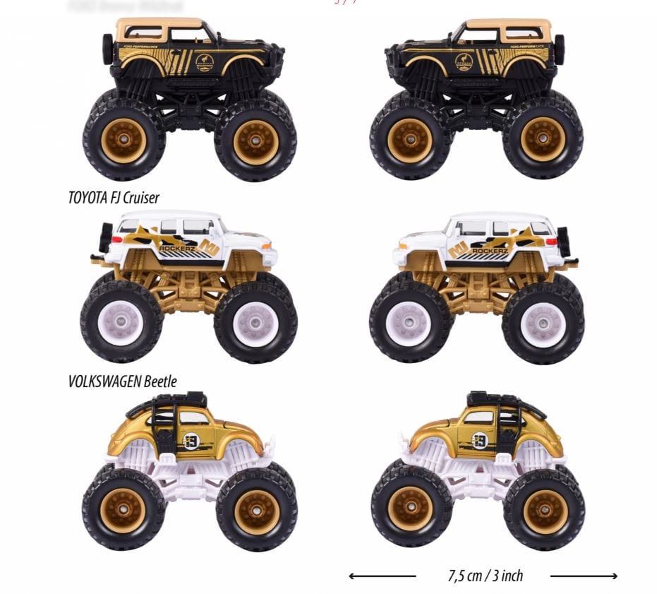 Majorette Limited Edition 9 Monster Rockerz - Assorted (1) - Hobbytech Toys