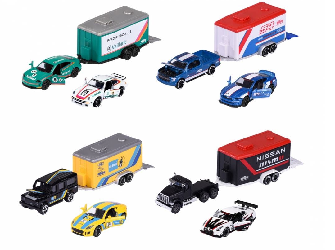 Majorette Race Trailers - Assorted (1pc) - Hobbytech Toys