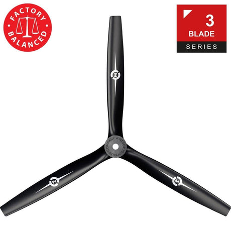 Master Airscrew 12X8 3 Blade Propellor Master Airscrew RC PLANES - PARTS