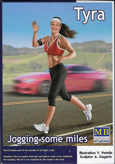 Master Box 1/24 Jogging Some Miles. Tyra Master Box Ltd PLASTIC MODELS