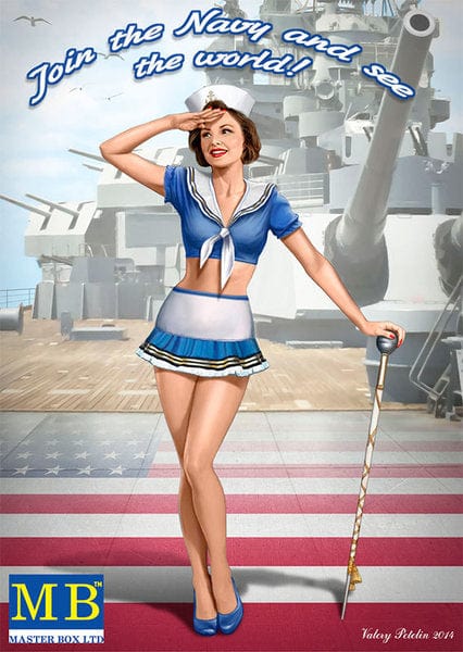 Master Box 24004 1/24 Pin-up series Kit No. 4. Suzie Master Box Ltd PLASTIC MODELS