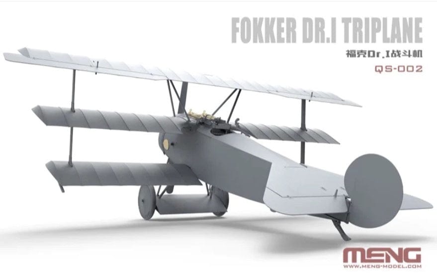 Meng 1/32 Fokker Dr.I Triplane Plastic Model Kit - Hobbytech Toys