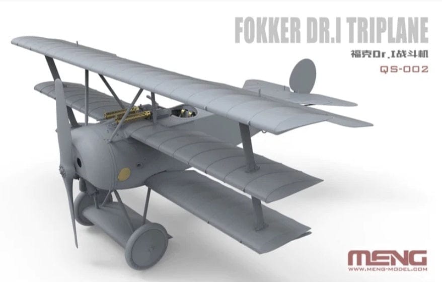 Meng 1/32 Fokker Dr.I Triplane Plastic Model Kit - Hobbytech Toys