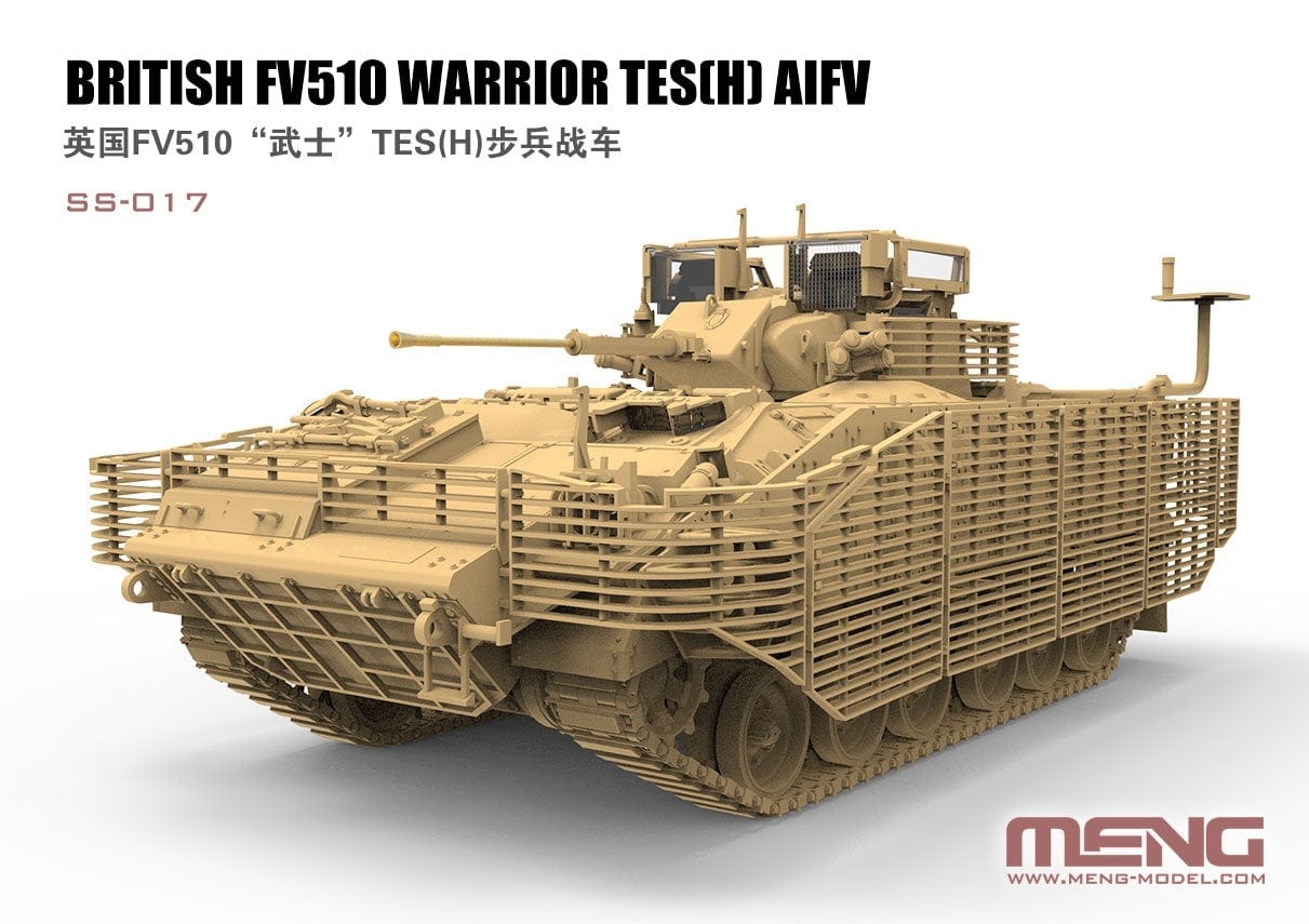 Meng 1/35 British FV510 Warrior TES(H) AIFV Plastic Model Kit - Hobbytech Toys