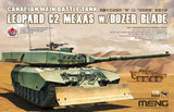 Meng 1/35 Canadian Main Battle Tank Leopard C2 MEXAS w/Dozer Blade Plastic Model Kit - Hobbytech Toys
