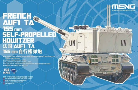 Meng 1/35 French AUF1 TA 155mm Self-Propelled Howitzer Plastic Model Kit - Hobbytech Toys