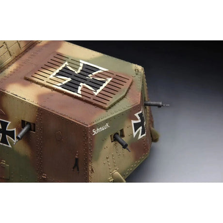 Meng 1/35 German A7V Tank (Krupp) & Engine Plastic Model Kit - Hobbytech Toys