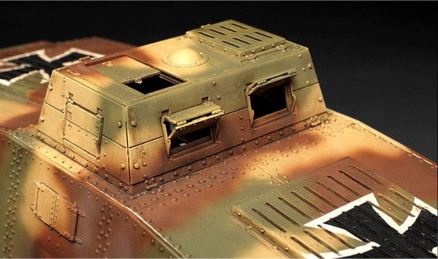 Meng 1/35 German A7V Tank(Krupp) Plastic Model Kit - Hobbytech Toys