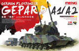 Meng 1/35 German Flakpanzer Gepard A1/A2 Plastic Model Kit - Hobbytech Toys
