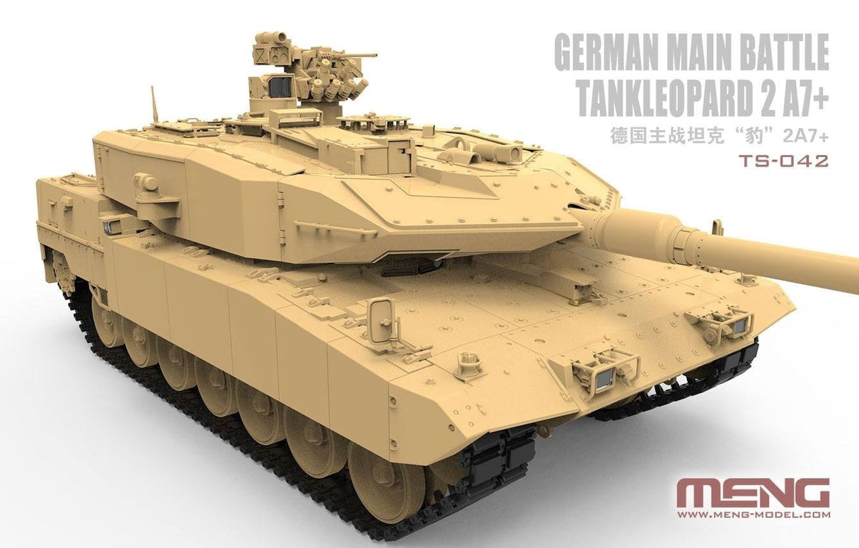 Meng 1/35 German Main Battle Tank Leopard 2A7+ Plastic Model Kit - Hobbytech Toys