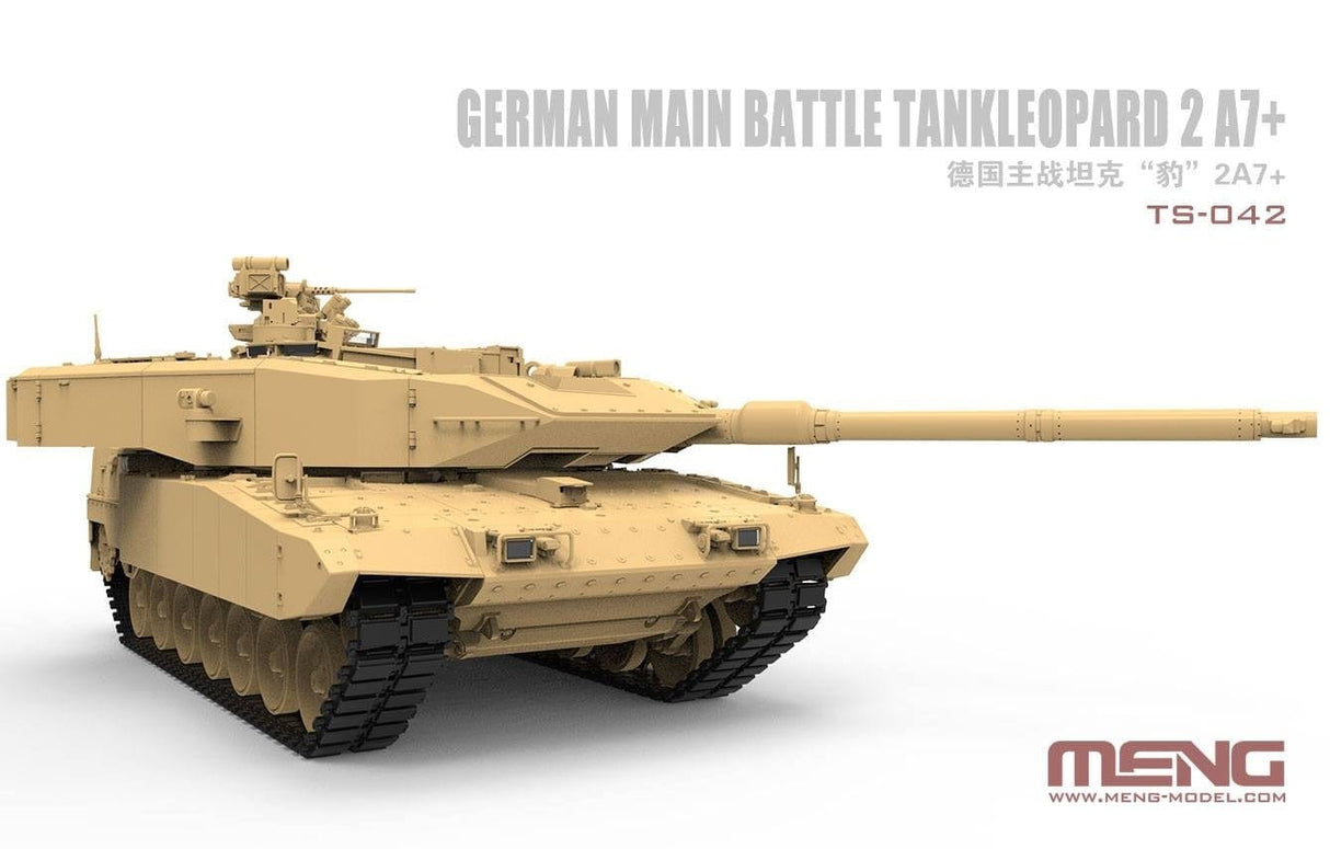 Meng 1/35 German Main Battle Tank Leopard 2A7+ Plastic Model Kit - Hobbytech Toys