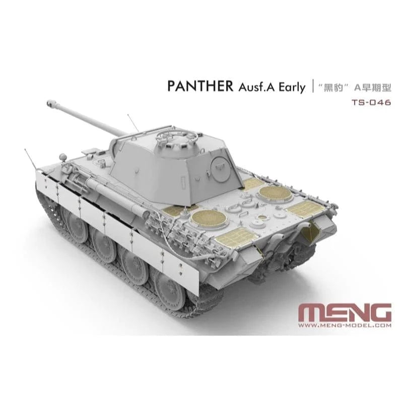 Meng 1/35 German Medium Tank Sd.Kfz.171 Panther Ausf.A Early Plastic Model Kit - Hobbytech Toys