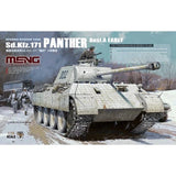 Meng 1/35 German Medium Tank Sd.Kfz.171 Panther Ausf.A Early Plastic Model Kit - Hobbytech Toys