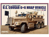Meng 1/35 U.S. Cougar 6x6 MRAP Vehicle Plastic Model Kit - Hobbytech Toys