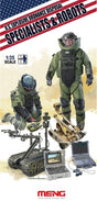 Meng 1/35 U.S. Explosive Ordnance Disposal Specialists & Robots Plastic Model Kit - Hobbytech Toys