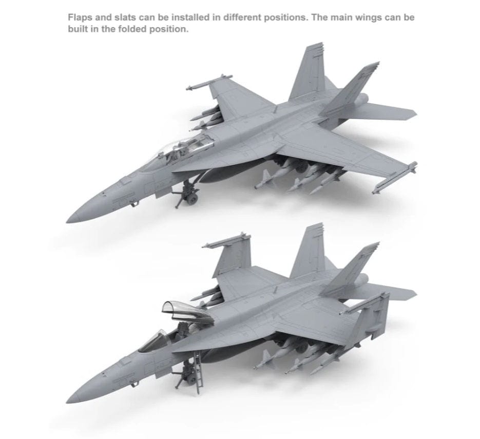 Meng 1/48 Boeing F/A-18E Super Hornet Plastic Model Kit - Hobbytech Toys