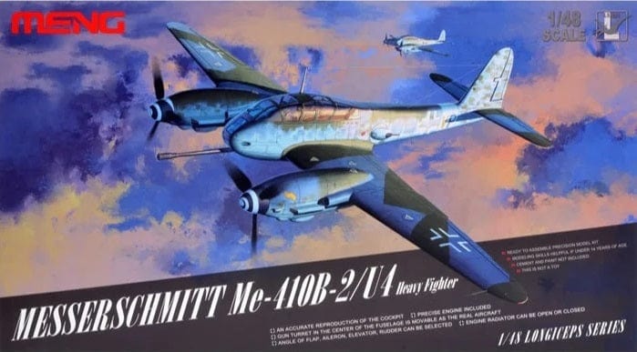 Meng 1/48 Messerschmitt Me-410B-2/U4 Heavy Fighter     Plastic Model Kit - Hobbytech Toys