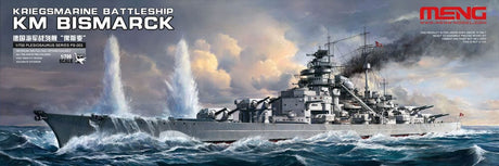 Meng 1/700 Kriegsmarine Battleship KM Bismarck Plastic Model Kit - Hobbytech Toys