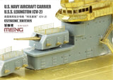Meng 1/700 U.S. Navy Aircraft Carrier U.S.S. Lexington (Cv-2) Extreme Edition Plastic Model Kit - Hobbytech Toys