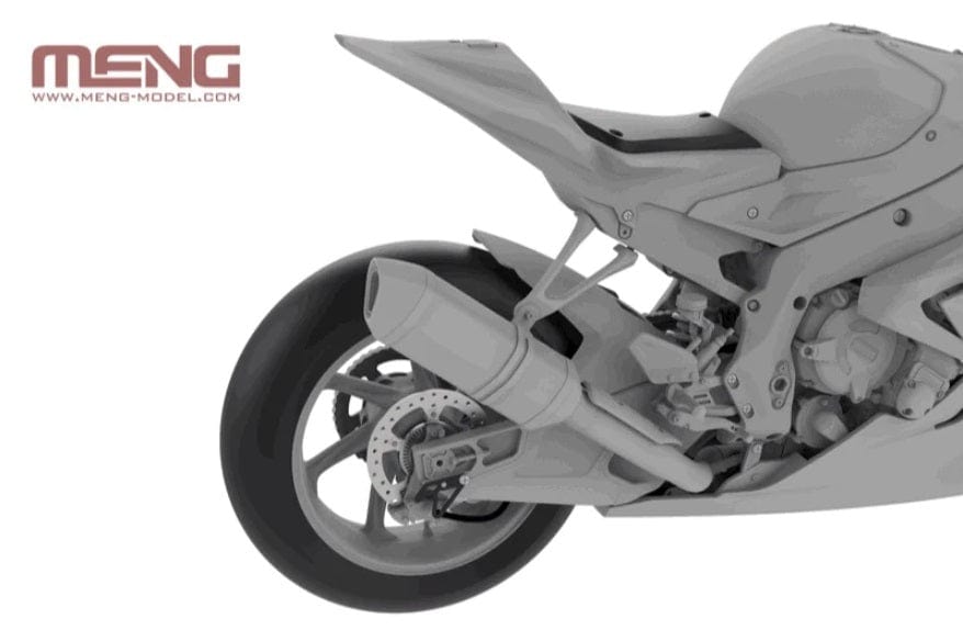 Meng 1/9 BMW HP4 Race Plastic Model Kit - Hobbytech Toys