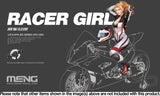 Meng 1/9 Racer Girl Plastic Model Kit - Hobbytech Toys