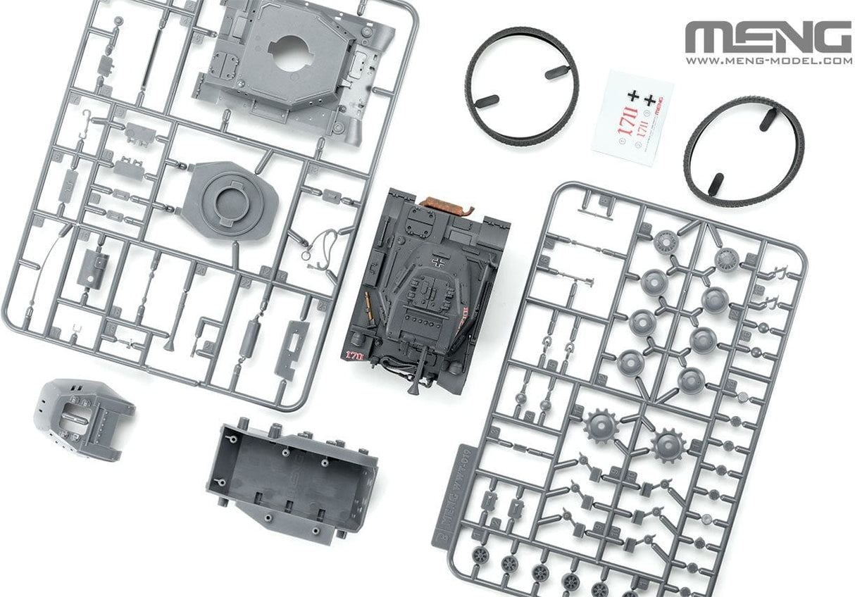 Meng German Light Tank Panzer II (Cartoon Model) Plastic Model Kit - Hobbytech Toys